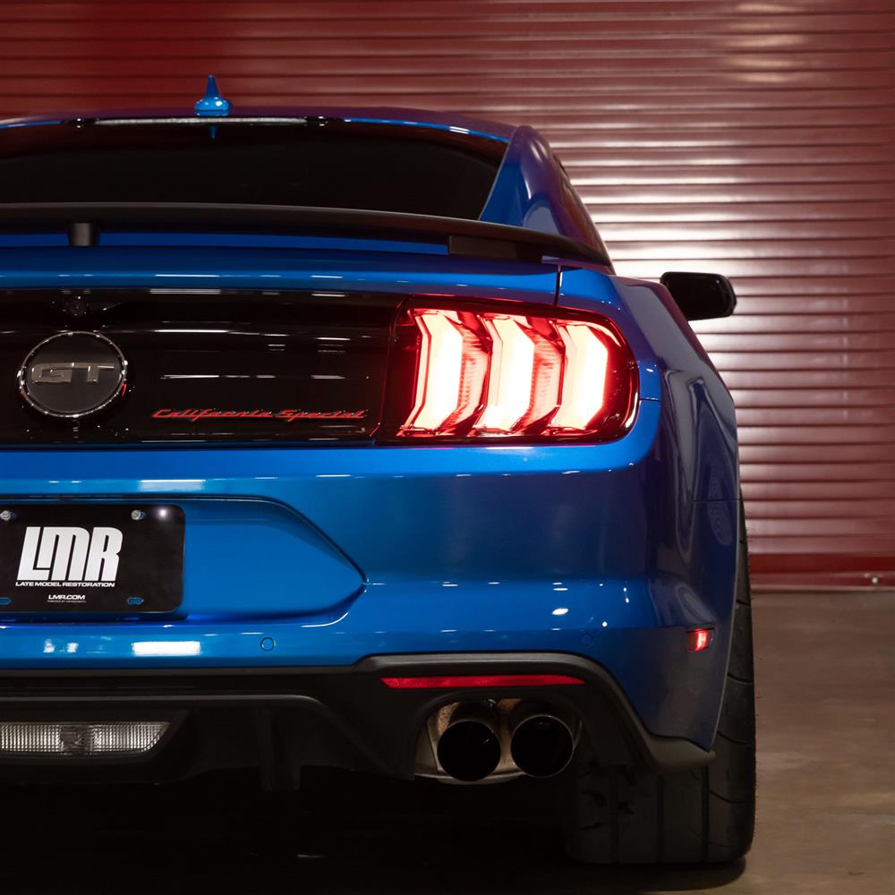 2015-2023 Mustang Clear Sequential Tail Lights - 2018 Style