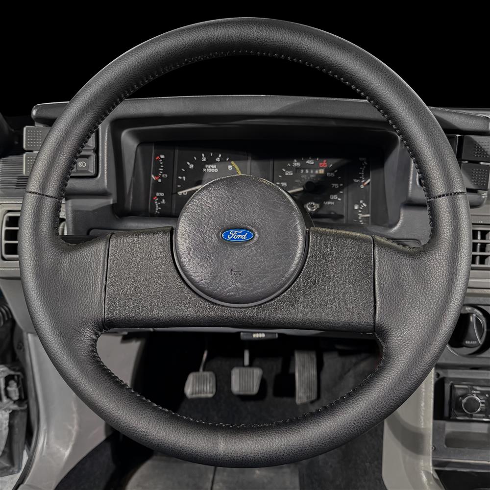 1987-89 Mustang Factory Style Steering Wheel - Non-Cruise Control  - Black