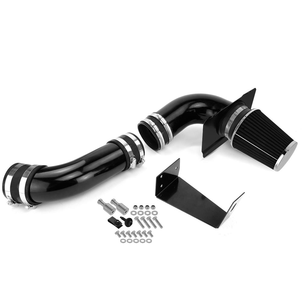 1989-93 Mustang Fenderwell Cold Air Intake Kit  - Black 5.0
