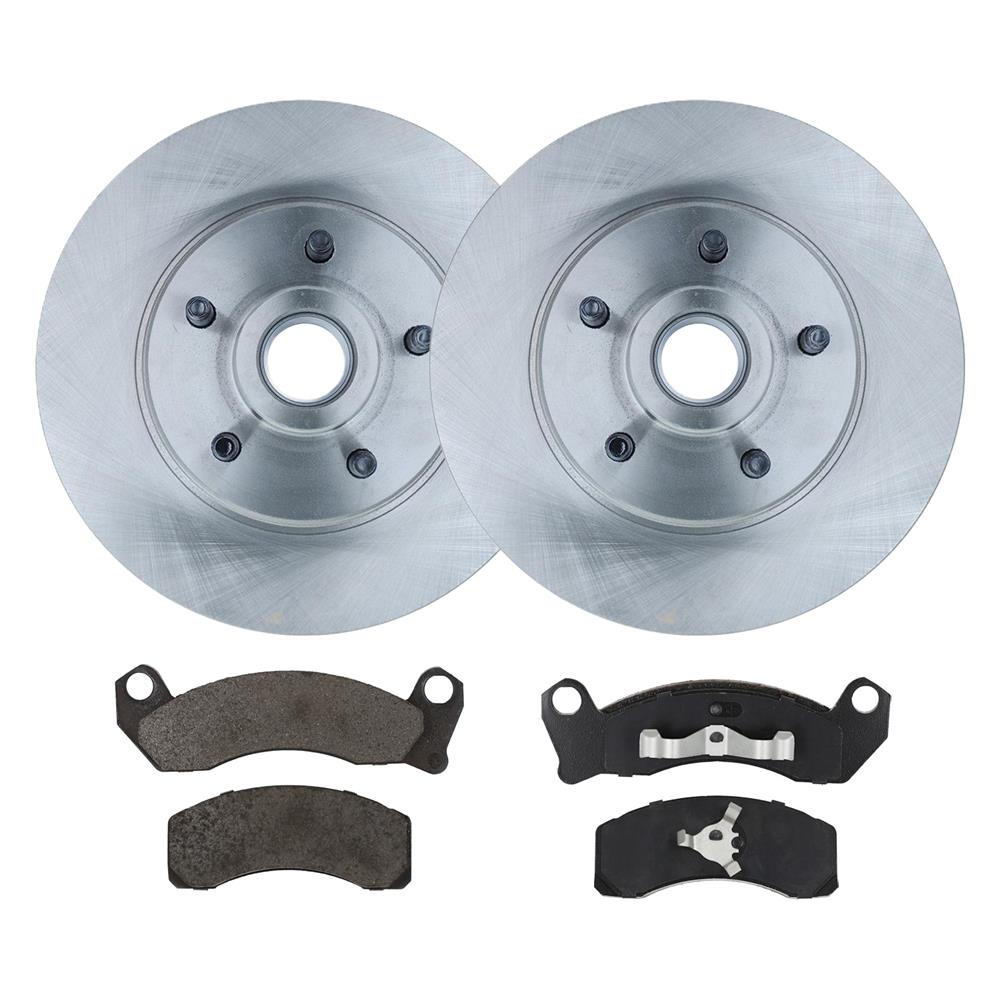 1984-86 Mustang Front Brake Rotor & Pad Kit - 11" SVO