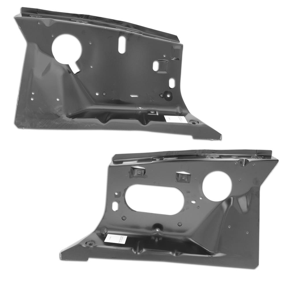 Mustang Front Fender Apron Pair w/ Factory Holes | (86-93) Fox Body