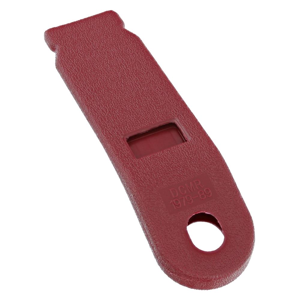 1987-1989 Mustang Front Seat Belt Buckle Sleeve - Red