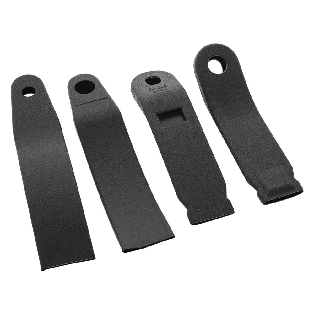 1979-1989 Mustang Front Seat Belt Sleeve Kit - Black