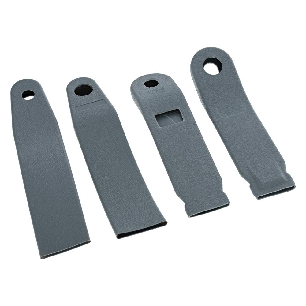 1987-1989 Mustang Front Seat Belt Sleeve Kit - Gray