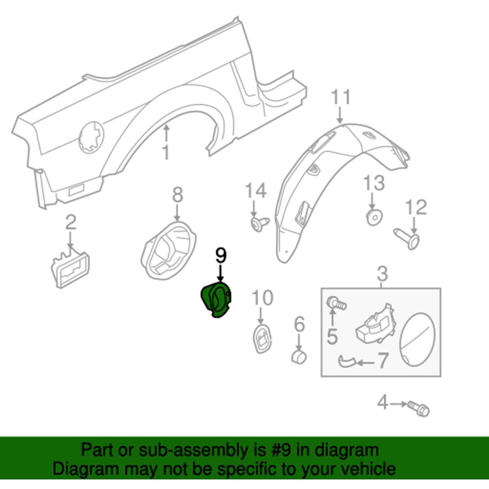 2010-14 Mustang Fuel Neck Retainer
