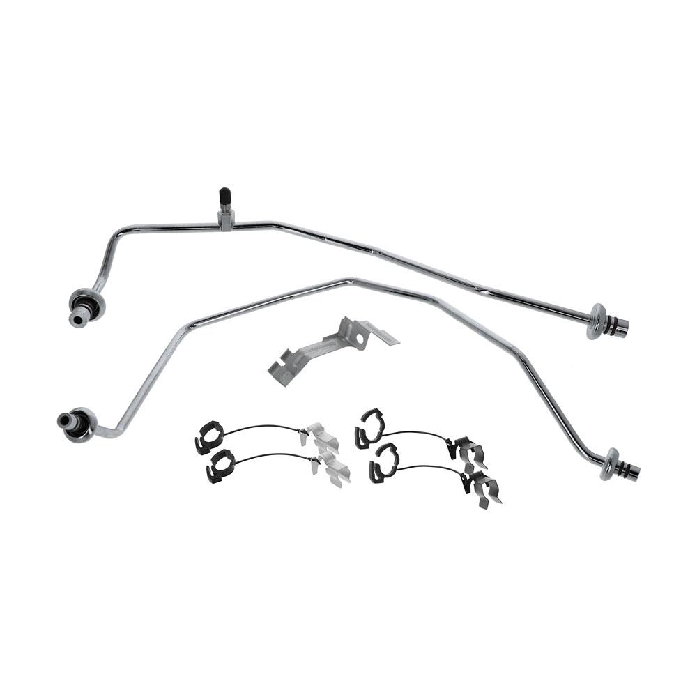 1986-93 Mustang Fuel Rail Extension Lines w/ Clips 5.0