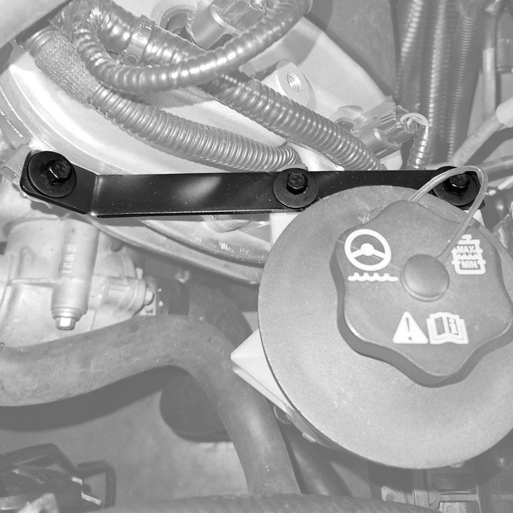 1979-04 Mustang Gen 1 and Gen 2 Coyote Swap Power Steering Reservoir Bracket