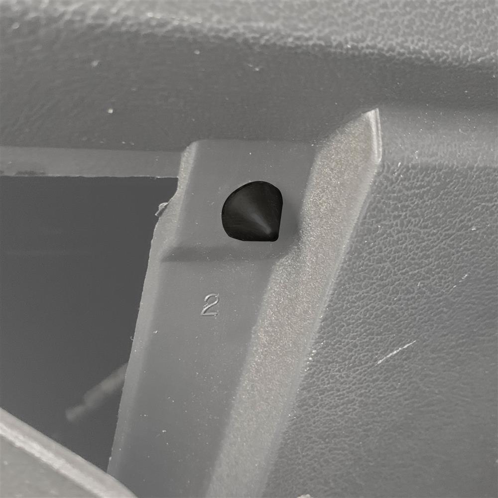 1979-86 Mustang Glove Box Door Bumper Kit