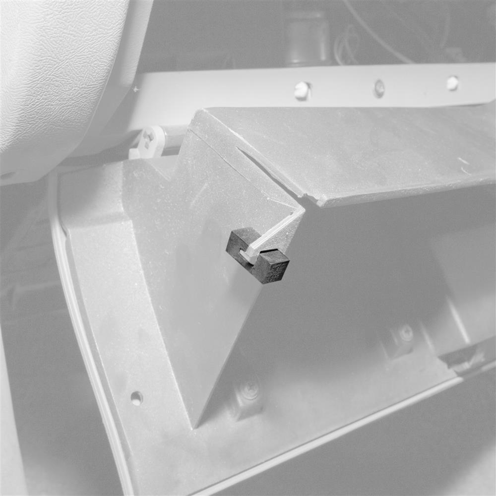 1987-93 Mustang Glove Box Door Bumper Kit