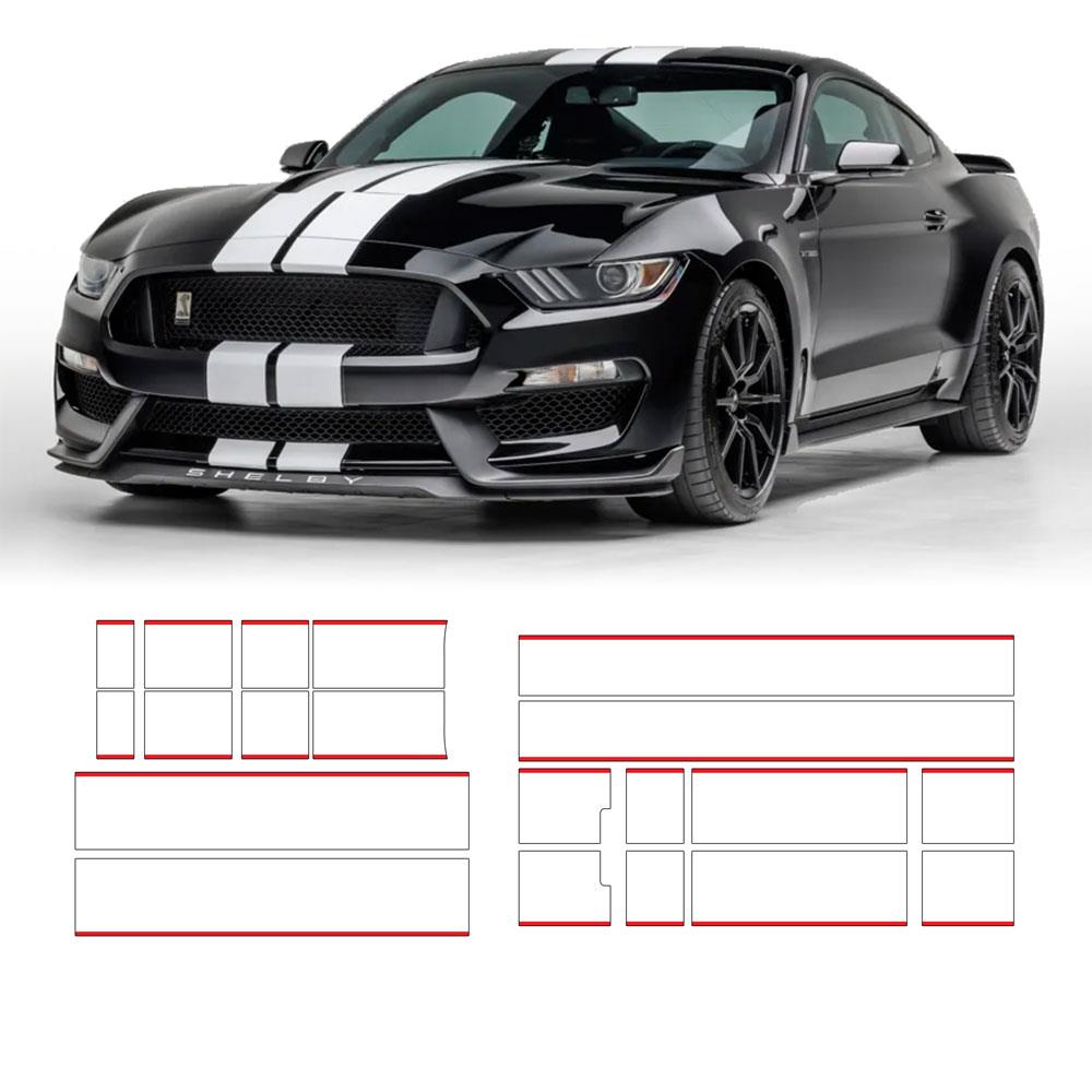 A-Pillar and Roof Kit | FORD MUSTANG SHELBY GT350R 2016 A-Pillar and Roof Kit | FORD MUSTANG SHELBY GT350R 2016