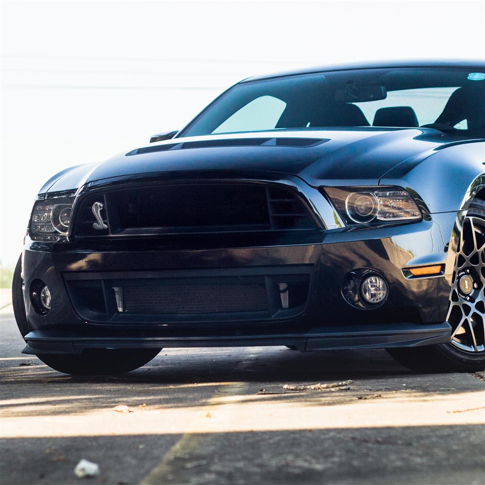 SCITOO Front Bumper Lip Chin Spoiler For 2013-2014 Ford Mustang – Carbon Fiber Pattern