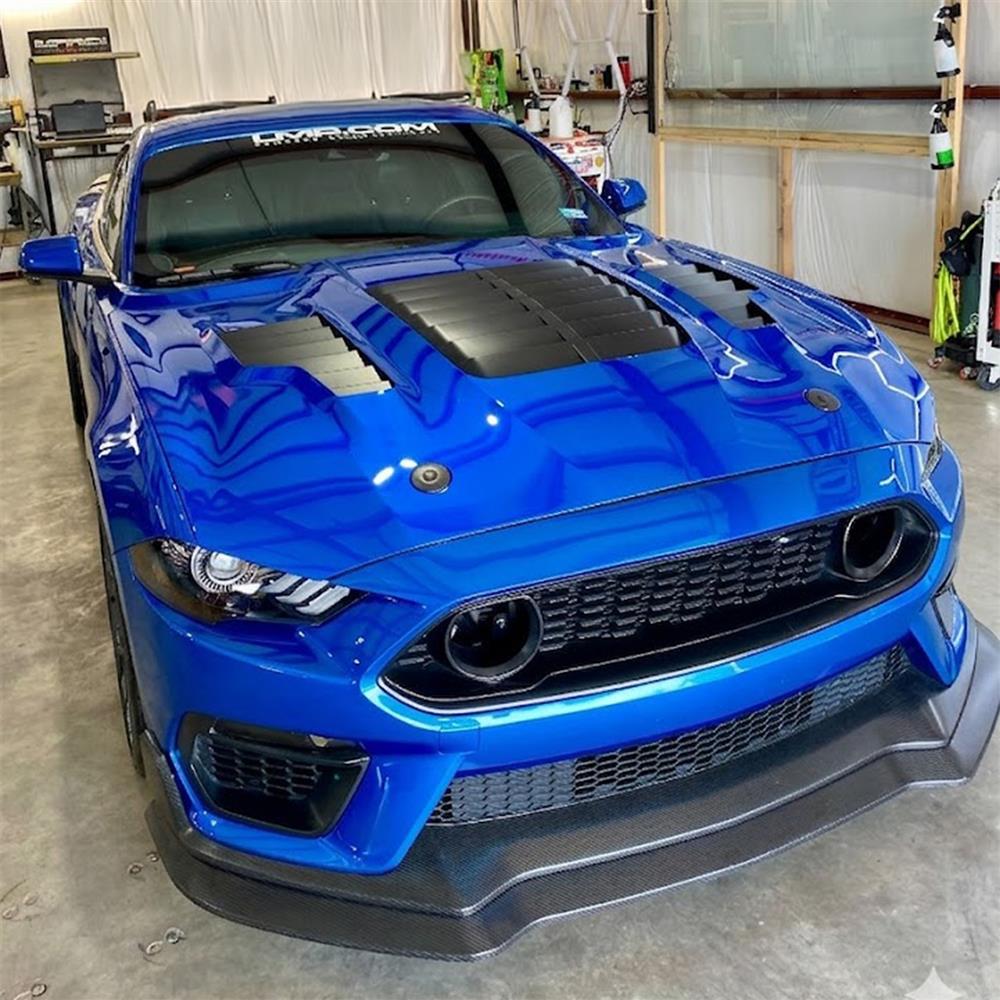 2015-17 Mustang GT500 KR Style Hood - Aluminum