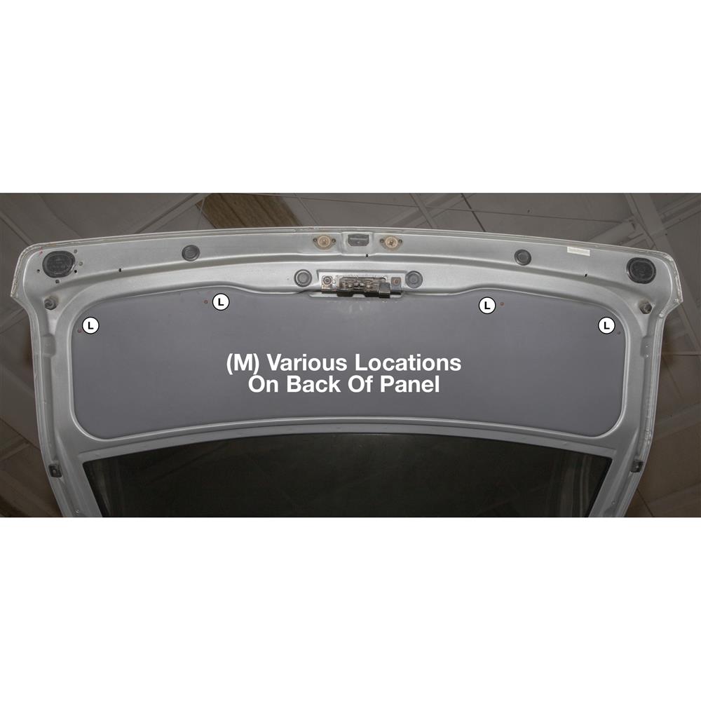 5.0 Resto Fox Body Mustang Hatchback Interior Panel Hardware Kit I 79-86
