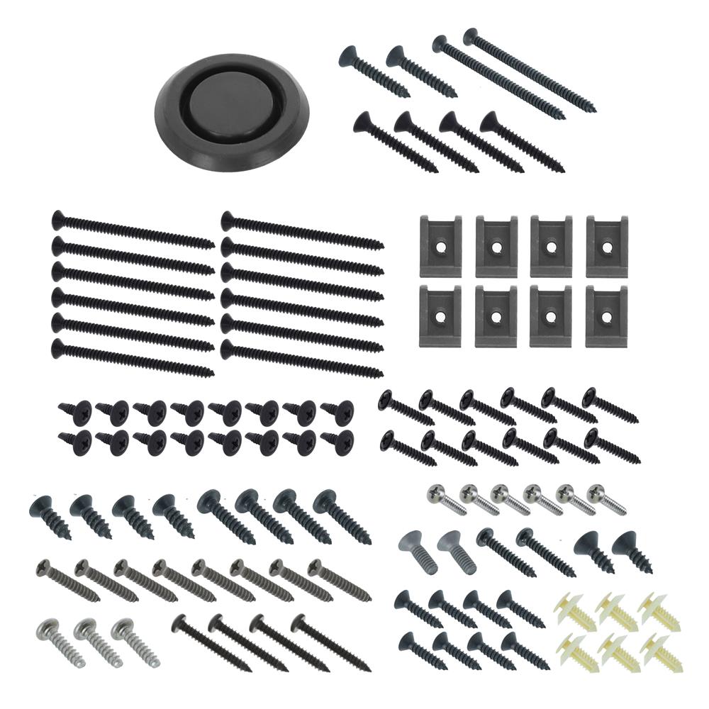 1987-93 Mustang Hatchback Interior Panel Hardware Kit