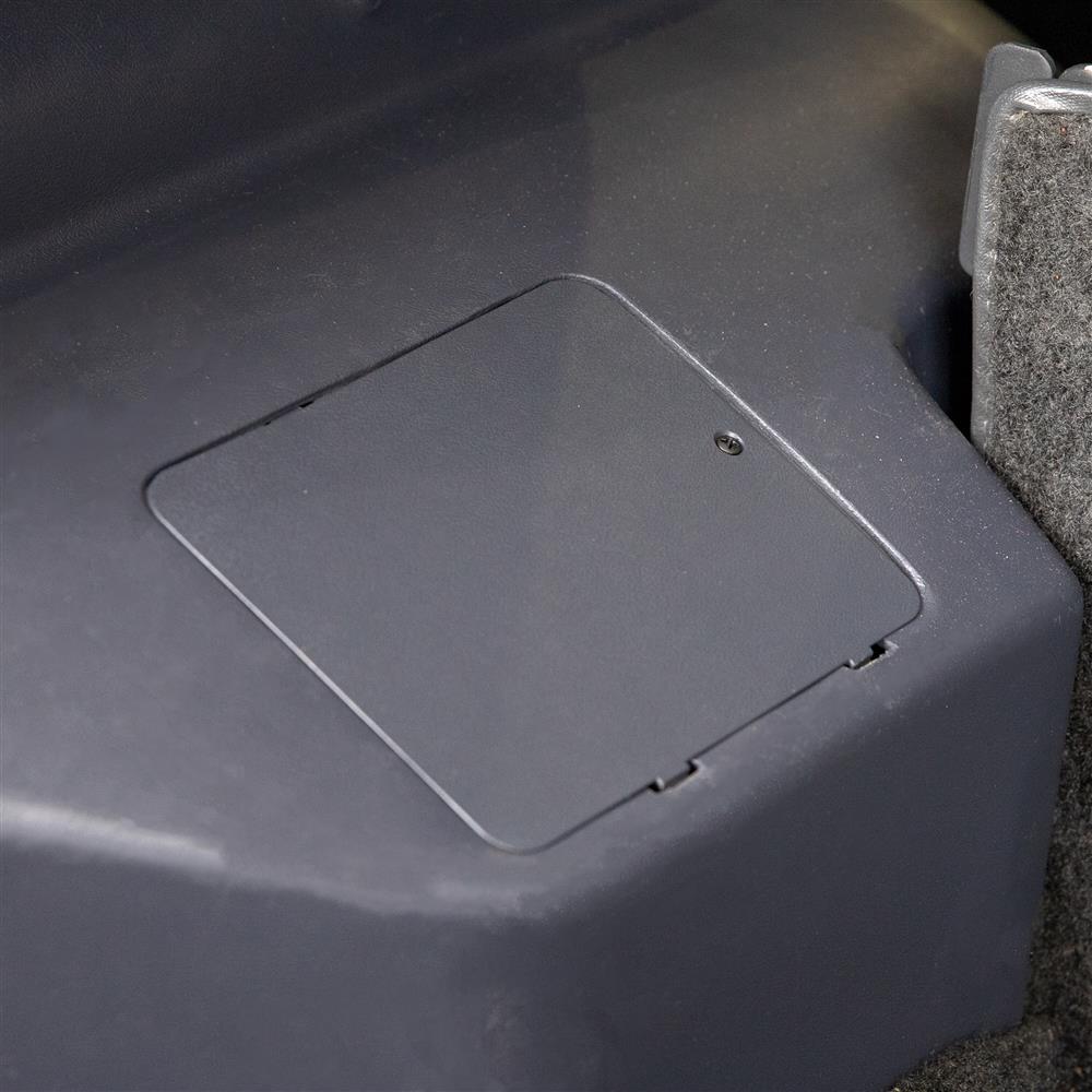 Fox Body Mustang Hatchback Shock Access Hole Covers | 83-86