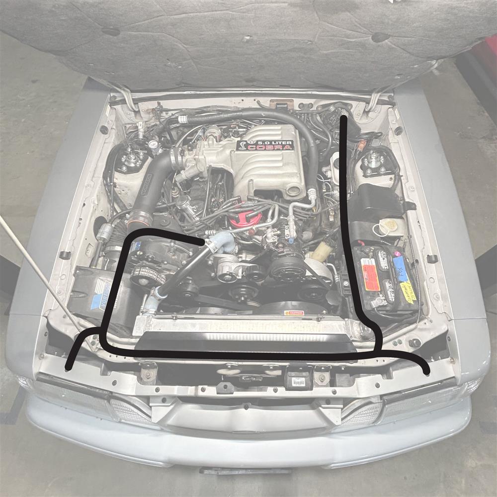 1991-93 Mustang Headlight Harness