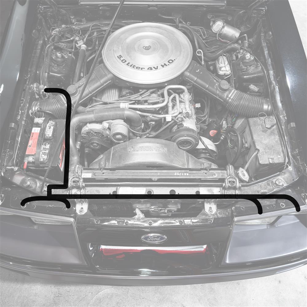 1979-86 Mustang Headlight Relay Harness