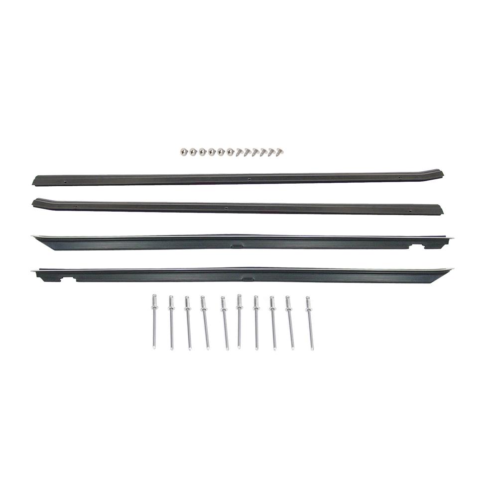 1987-93 Mustang Inner & Outer Door Belt Weatherstrip Kit