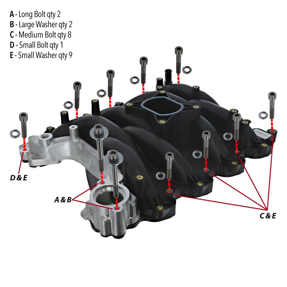 Mustang Intake Manifold Hardware Kit (96-04) 4.6 2V