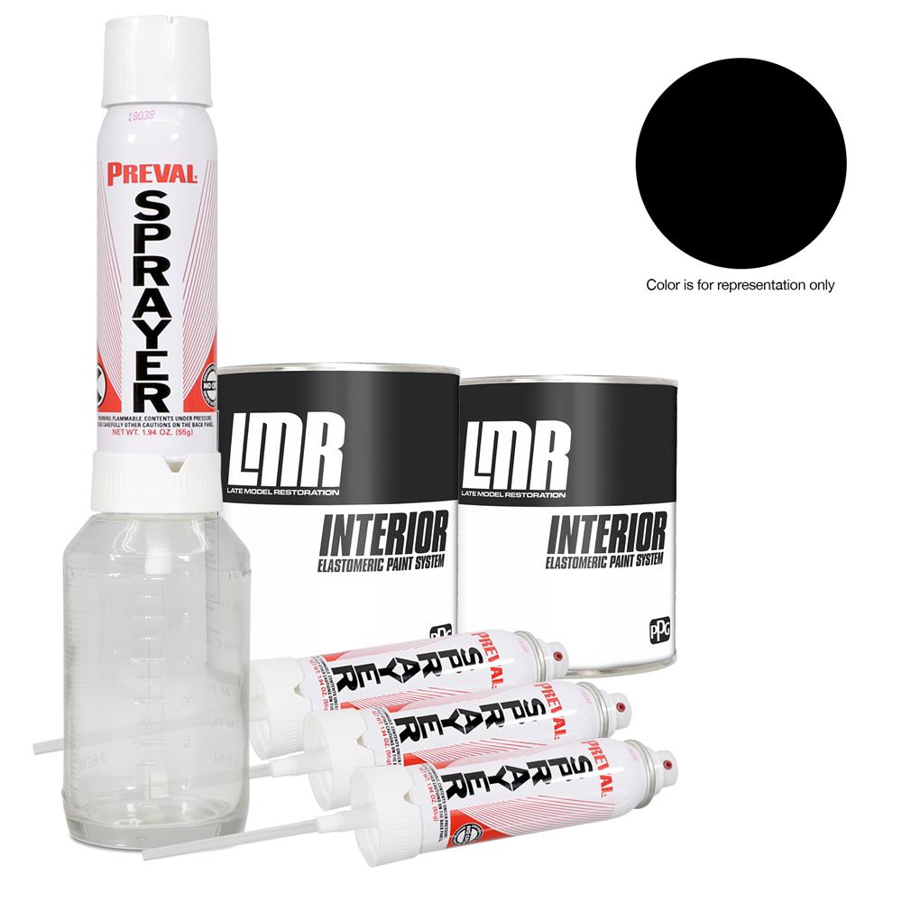 1979-98 Mustang Interior Paint System  - Black (2 Pints)