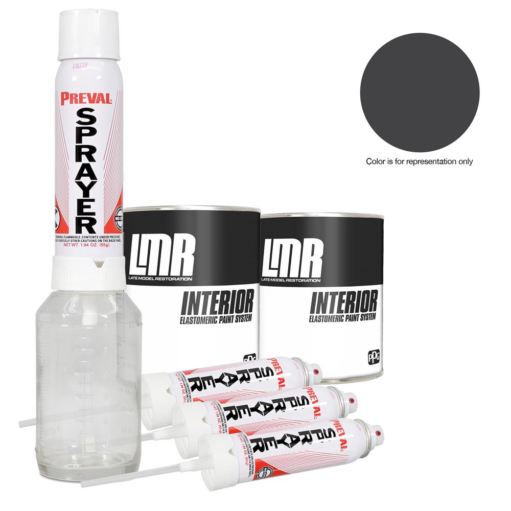 1999-04 Mustang Interior Paint System  - Dark Charcoal (2 Pints)