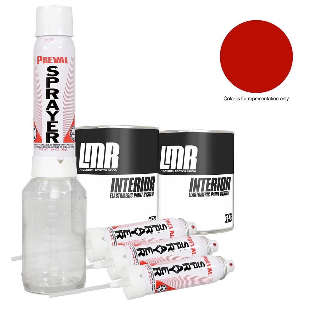 Mustang Interior Paint System - Scarlet Red (2 Pints) | 87-92