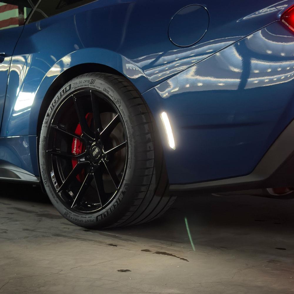 2024-26 Mustang LED Side Marker Kit  - Smoked Lens