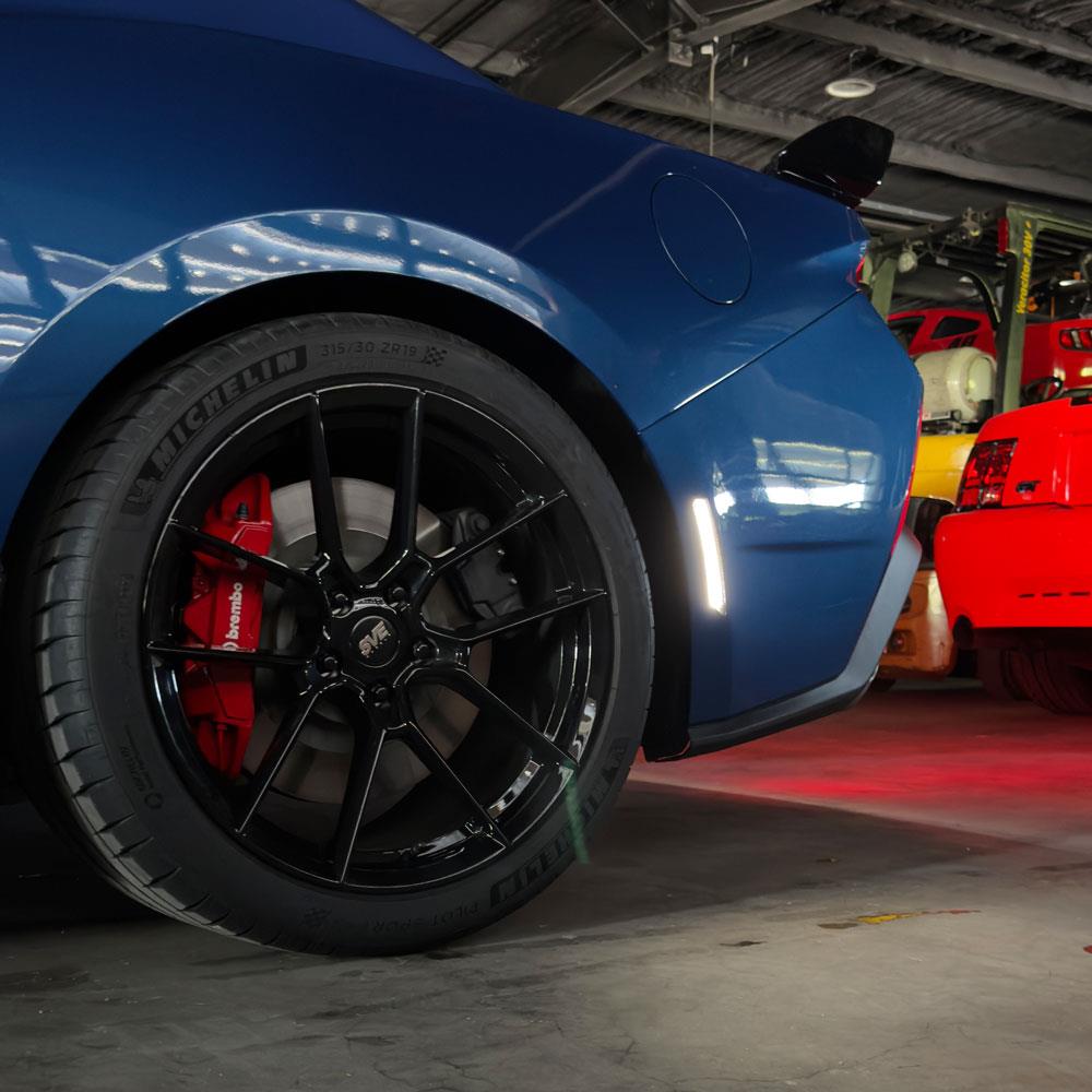 2024-26 Mustang LED Side Marker Kit  - Smoked Lens