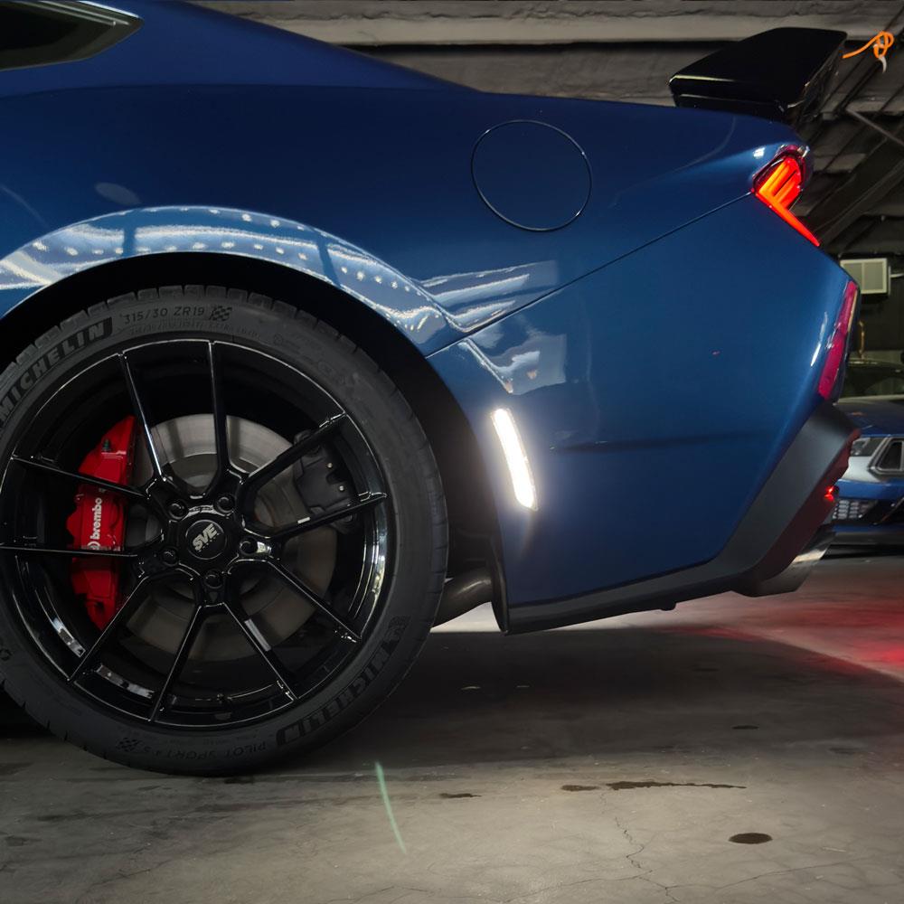 2024-26 Mustang LED Side Marker Kit  - Smoked Lens