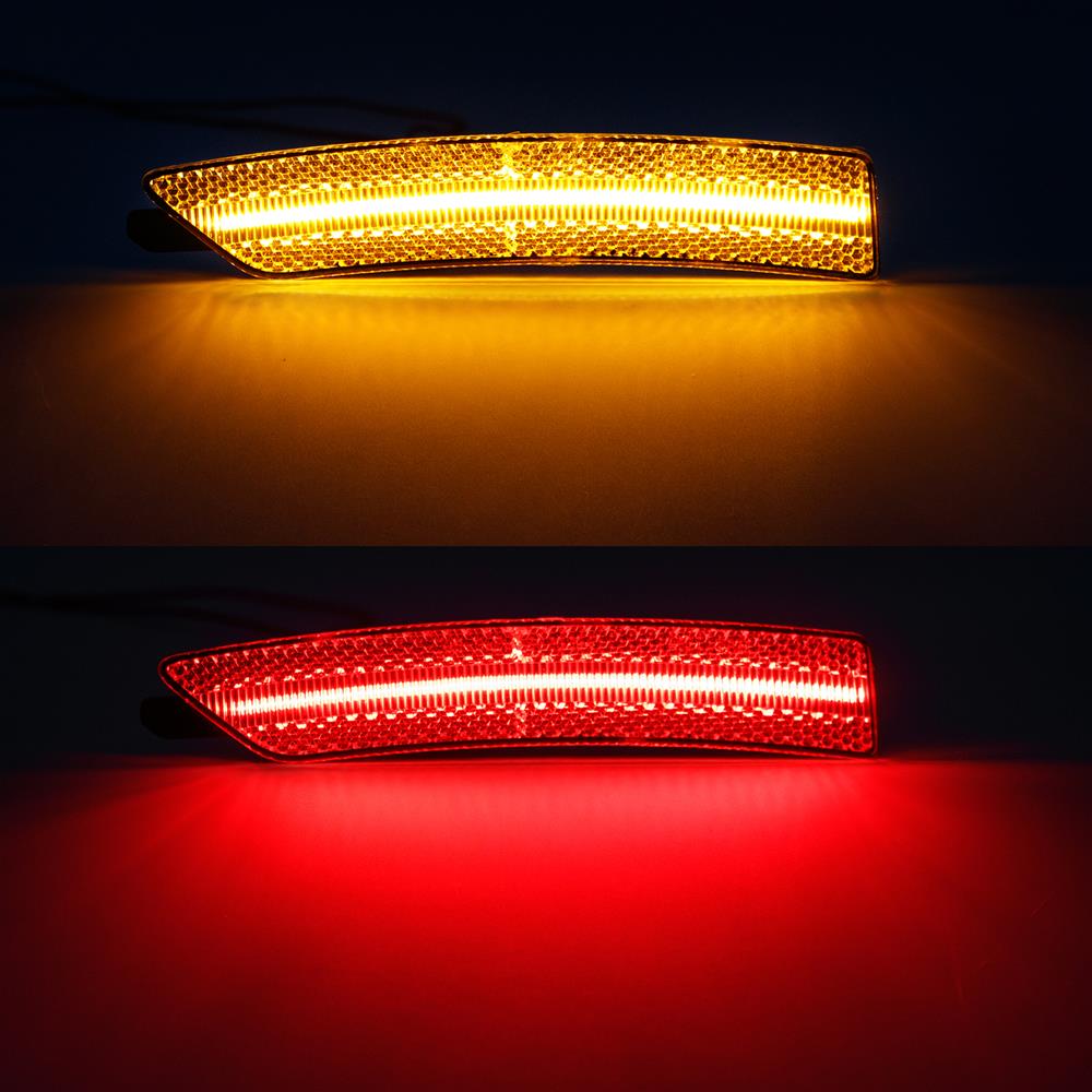 2024-26 Mustang LED Side Marker Kit With Startup Sequence  - Smoked Lens