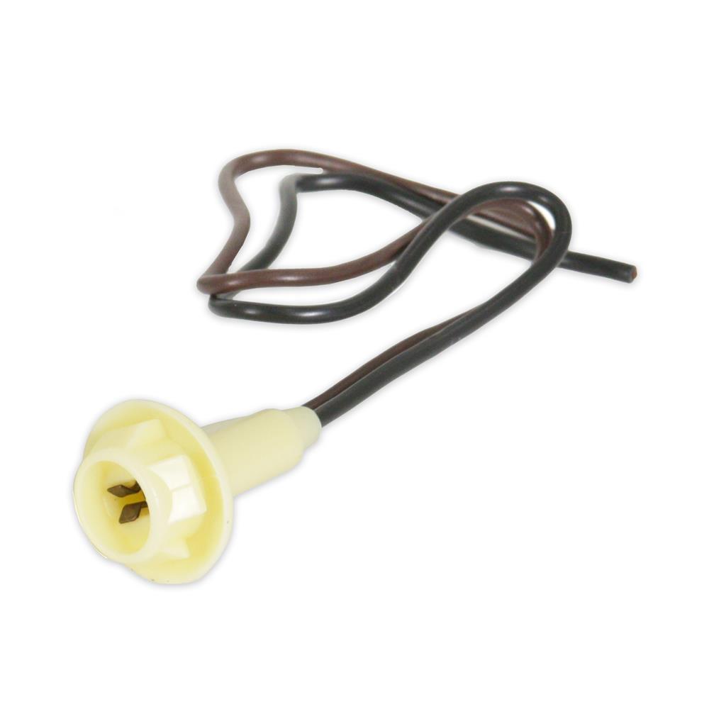 Mustang License Light & Side Marker Bulb Socket w/ Wiring Pigtail