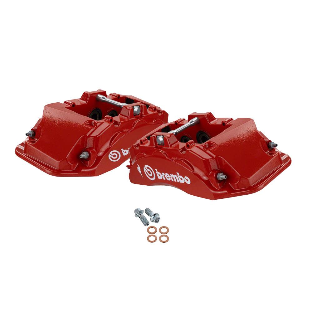 2024-26 Mustang Performance Pack Brembo Front Brake Caliper Kit  - Red