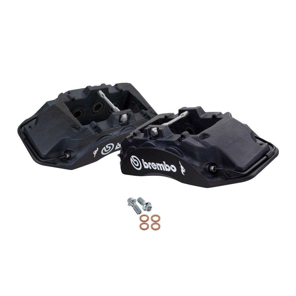 2024-26 Mustang Performance Pack Brembo Front Brake Caliper Kit  - Satin Black