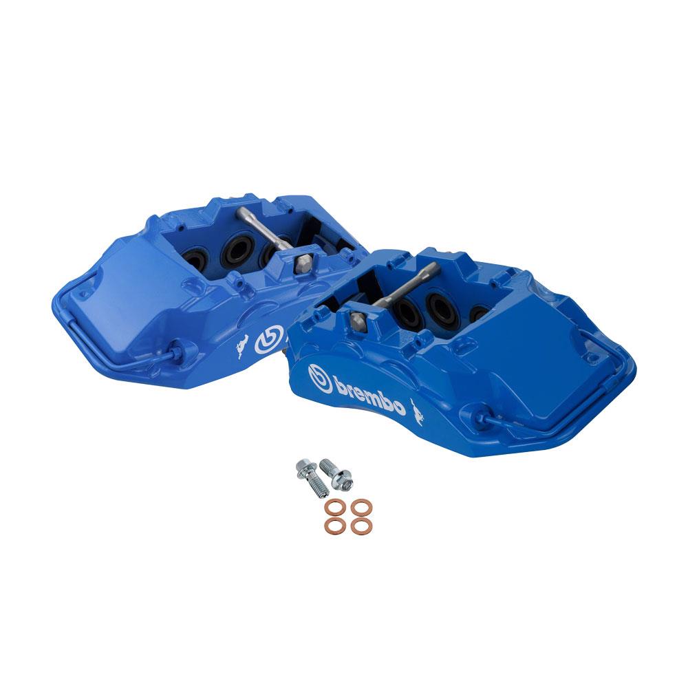 2024-26 Mustang Performance Pack Front Brake Caliper Kit  - Grabber Blue