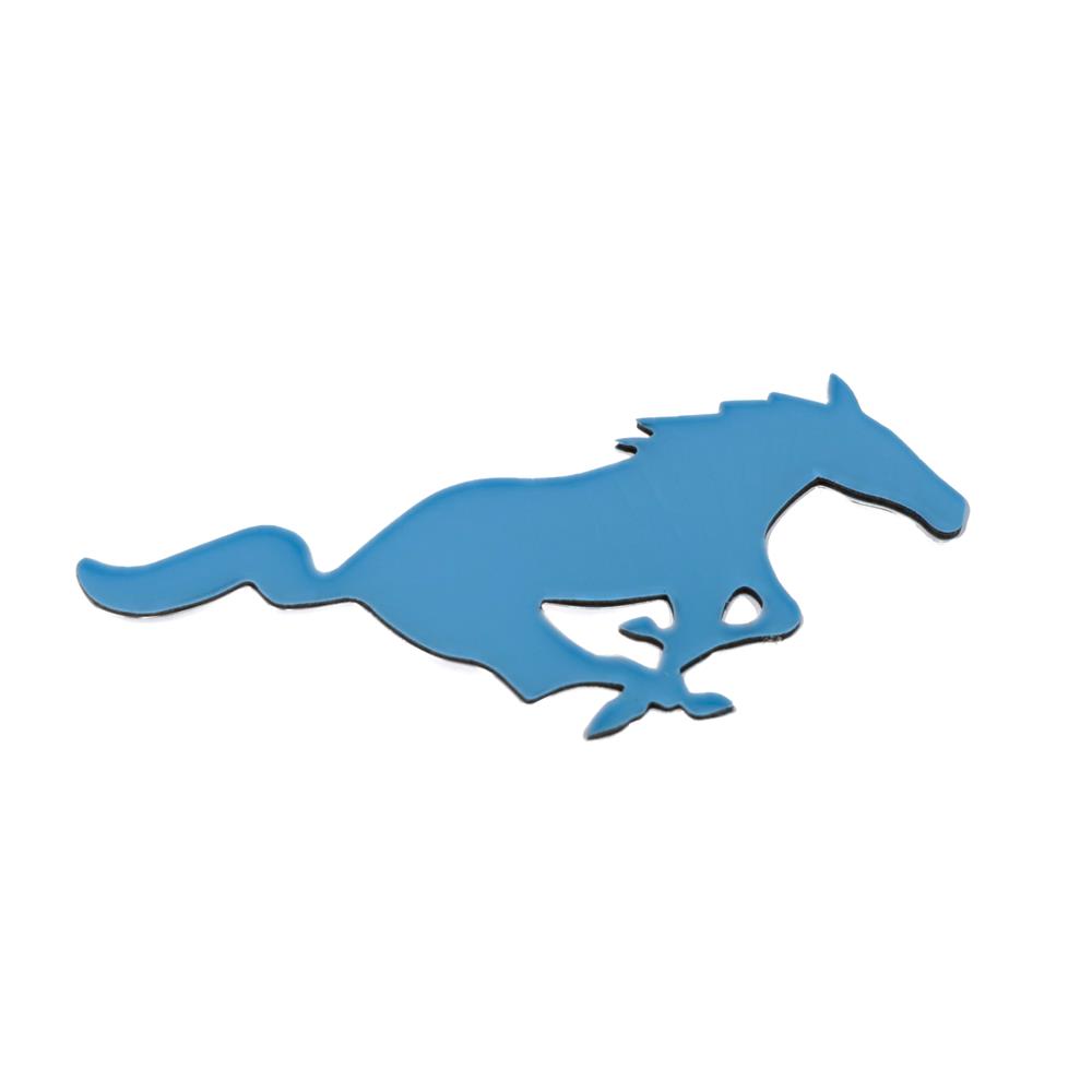 1979-2021 Mustang 4" Running Pony Emblem Pair - Chrome