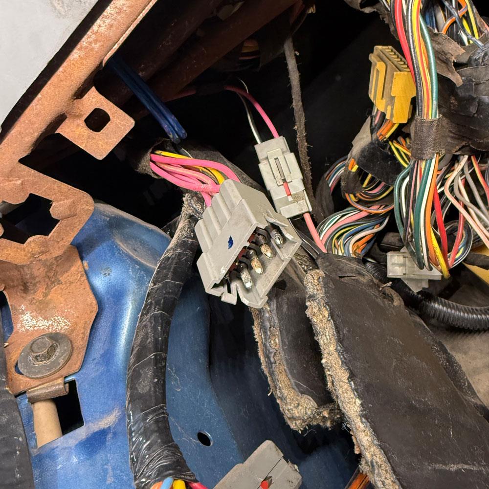 1987-93 Mustang Power Door Harness Connectors