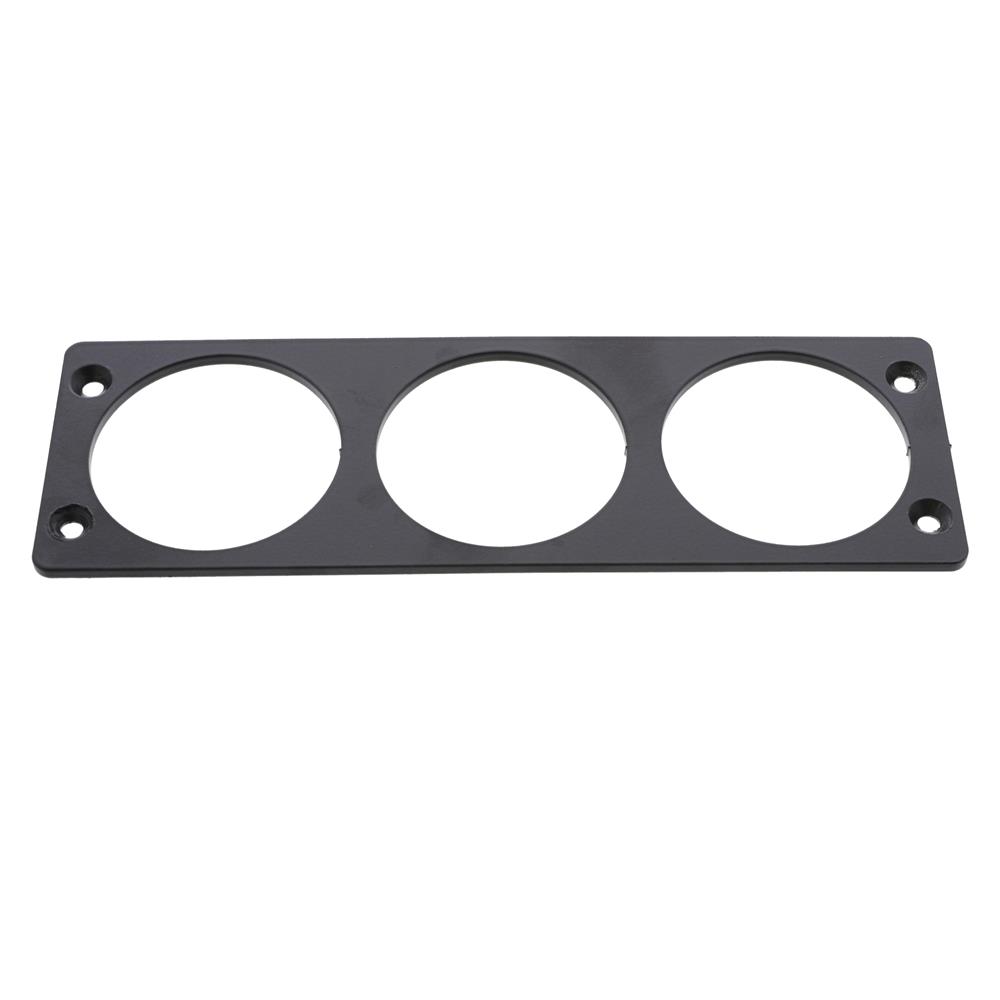 thumbnail image 2 of Black 3-Gauge Panel – 2 5/8 Inch Holes – Metal (V240029-1) 2 of 4