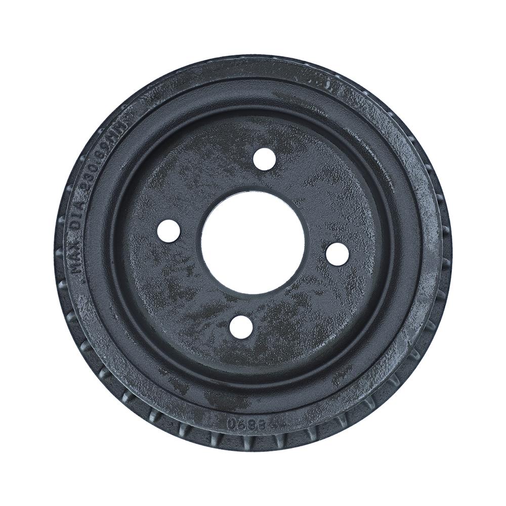 1979-93 Mustang Rear Brake Drum - 4 Lug - Finned