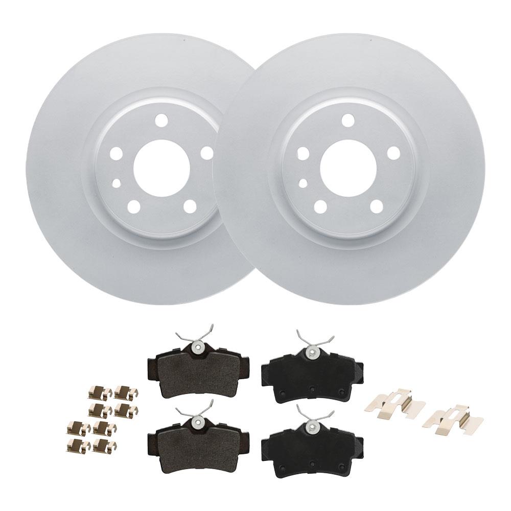 1994-04 Mustang Rear Brake Rotor & Pad Kit - 11.65" Cobra/Bullitt/Mach 1