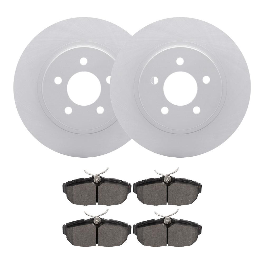 2005-14 Mustang Rear Brake Rotor & Pad Kit - 11.8" GT/V6