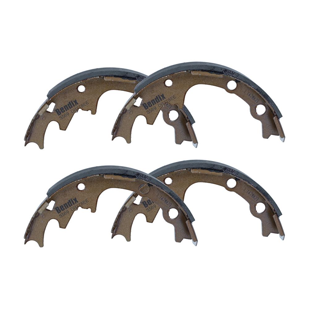 1979-93 Mustang Rear Drum Brake Shoes - Stock Replacement