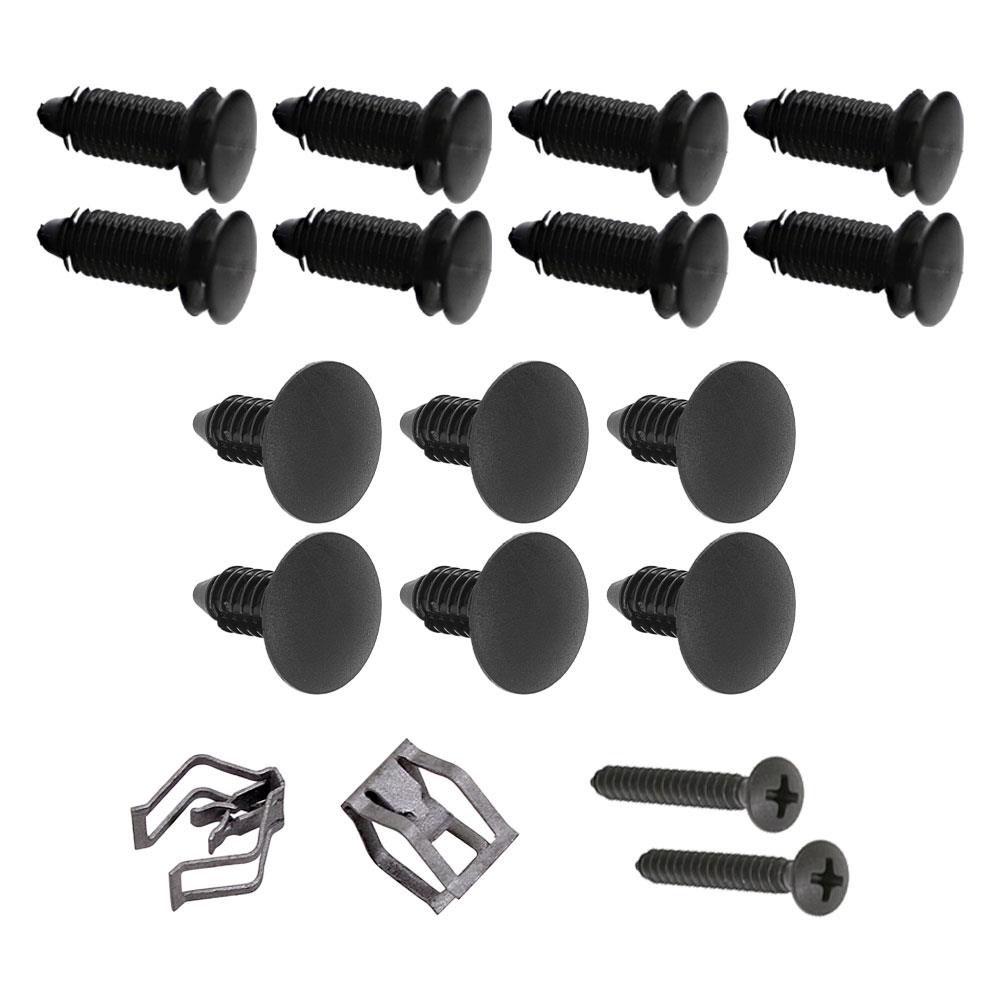 1994-2004 Mustang Rear Interior Quarter Panel Trim Hardware Kit