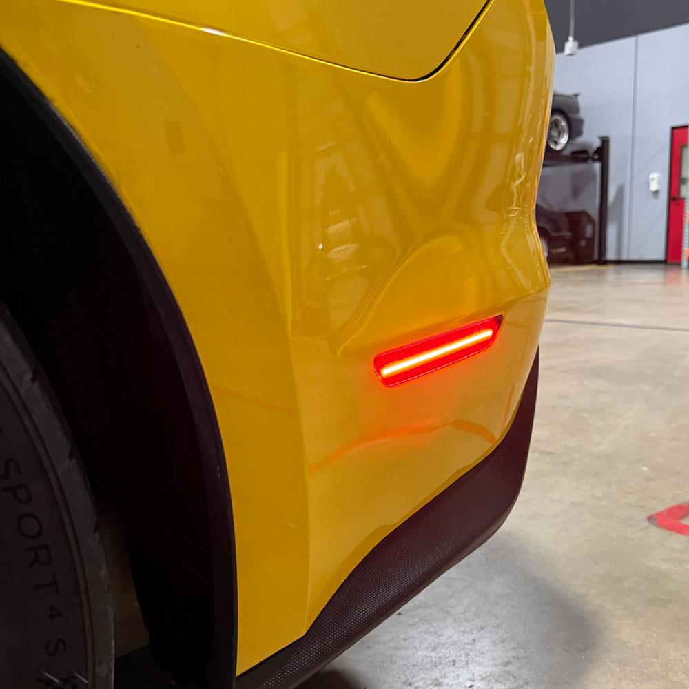2015-23 Mustang LED Sequential Rear Side Marker Kit - Smoked Lens