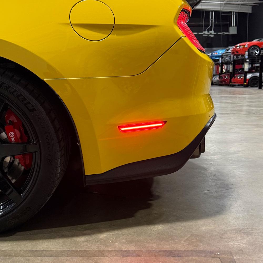 Mustang LED Sequential Rear Side Marker Kit - Smoked Lens (15-23)