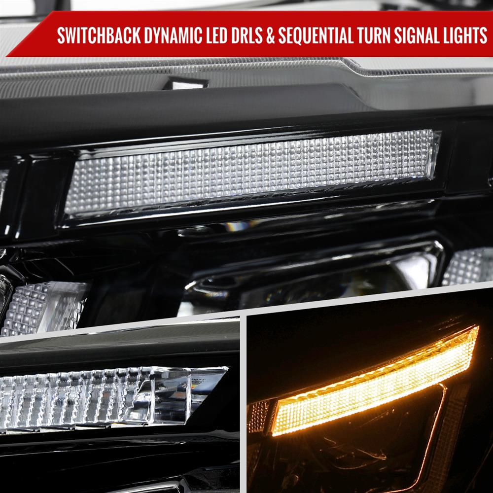 2015-17 Mustang S650 Style LED Projector Headlights