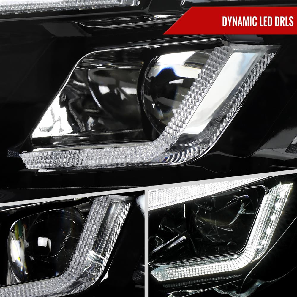2015-17 Mustang S650 Style LED Projector Headlights