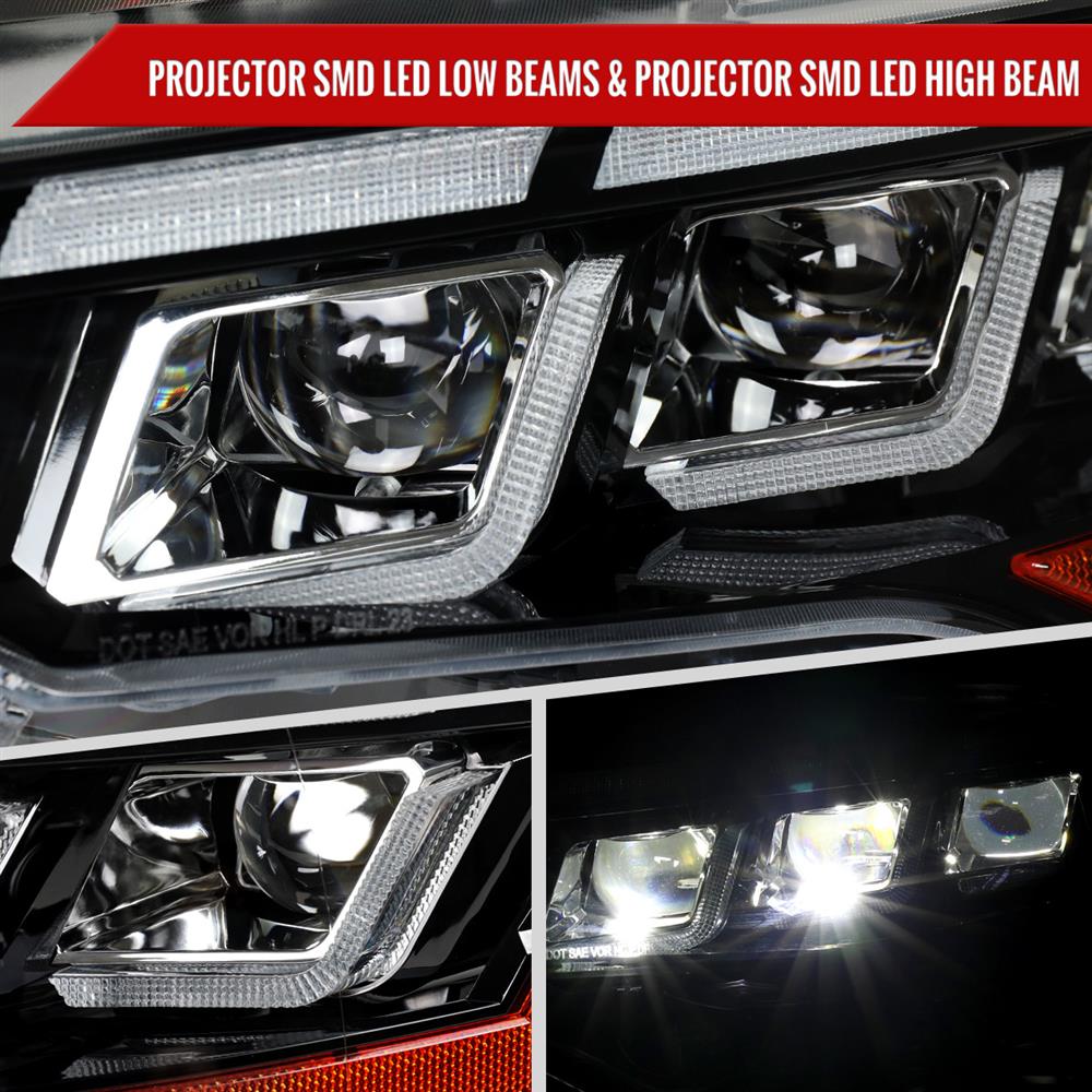 2018-23 Mustang S650 Style LED Projector Headlights