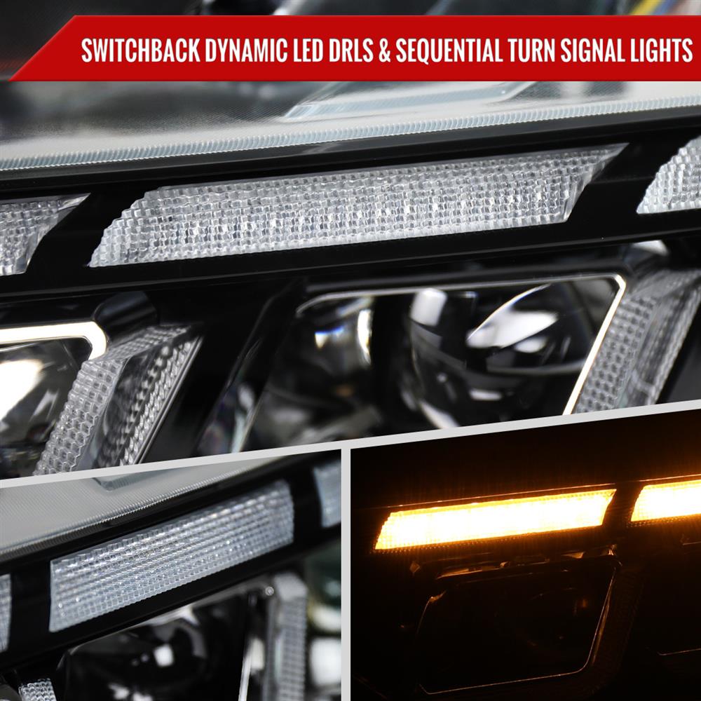 2018-23 Mustang S650 Style LED Projector Headlights