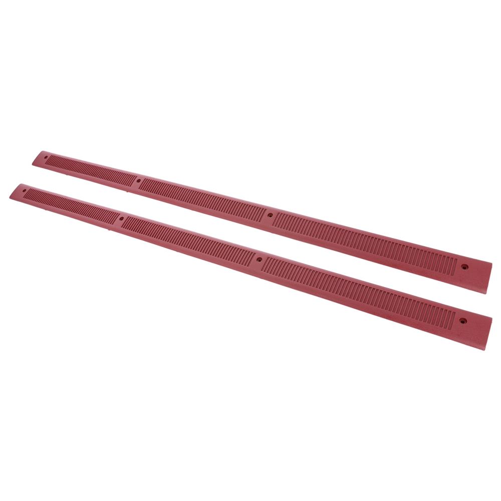 1979-1993 Mustang Scuff Plates - Scarlet Red