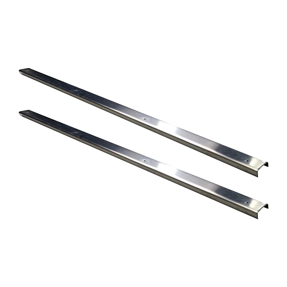 1979-93 Mustang Scuff Plates - Stainless Steel